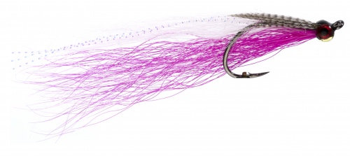 The Essential Fly Perch & Zander Pink & White Drop Shot Minnow Fishing Fly